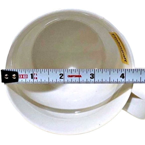 Large Christmas Coffee Mug 'Never Too Old to Peek' Big 2 Sided Pfaltzgraff NEW - Picture 10 of 10